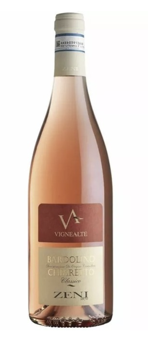 Вино Zeni Бардоліно Кьяр Віньє Альт сух/рож 0,75л Іт 12,5%